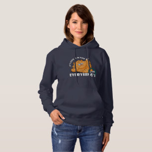 Camiseta Está tudo bem, estou bem.   Hoodie