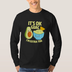 Camiseta Está Tudo Bem Guac Im Extra To Guacamole Avocado C