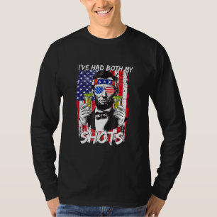Camiseta Está Tudo Bem Já Tomei as Duas Doses Us Flag Tequi