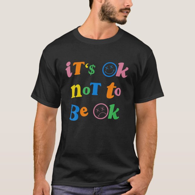 Camiseta Está Tudo Bem Não Estar Bem (Frente)