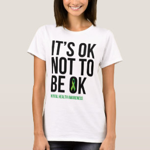 Camiseta Está tudo bem não estar bem - costela da consciênc
