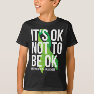 Camiseta Está tudo bem não estar bem saúde mental atenção R