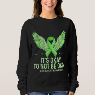 Camiseta Está tudo bem não estar bem, saúde mental é muito