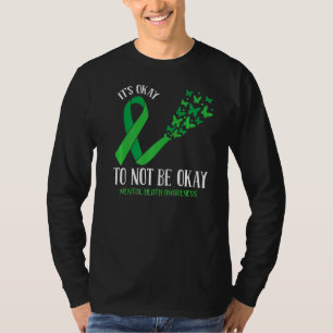 Camiseta Está Tudo Bem Não Estar Ok Manteiga De Sensibiliza