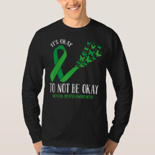 Camiseta Está Tudo Bem Não Estar Ok Manteiga De Sensibiliza