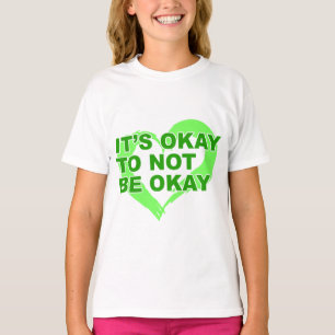 Camiseta Está tudo bem não estar tudo bem A Saúde Mental I