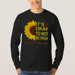 Camiseta Está Tudo Bem Não Estar Tudo Bem Para A Saúde Ment