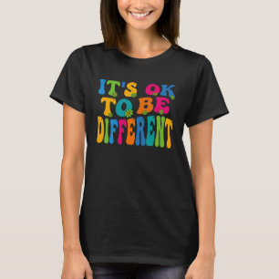 Camiseta Está Tudo Bem Ser Diferente Autismo Sensibilização