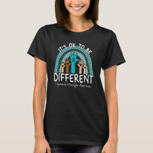 Camiseta Está Tudo Bem Ser Diferente Conscientização da Neu