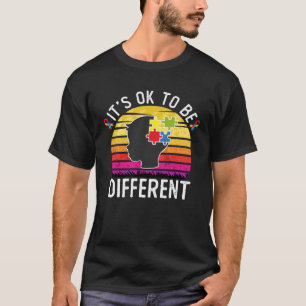 Camiseta Está Tudo Bem Ser Diferente Conscientização do Aut