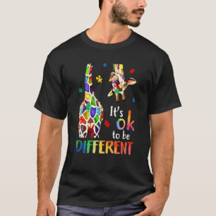 Camiseta Está Tudo Bem Ser Diferente De Sensibilização Para