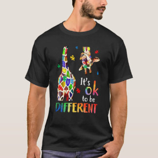 Camiseta Está Tudo Bem Ser Diferente De Sensibilização Para