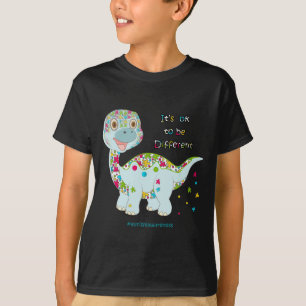 Camiseta Está Tudo Bem Ser Diferente - girafa - 02 abril