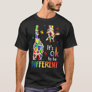 Camiseta Está Tudo Bem Ser Diferente Puzzle de Conscientiza