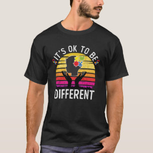 Camiseta Está Tudo Bem Ser Sensibilização Diferente Do Auti