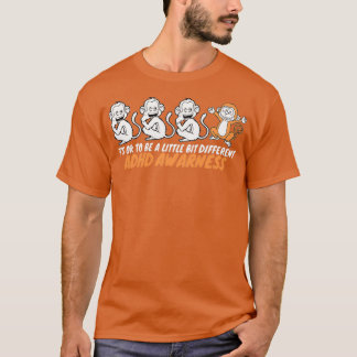 Camiseta Está tudo bem ser um pouco diferente de consciênci