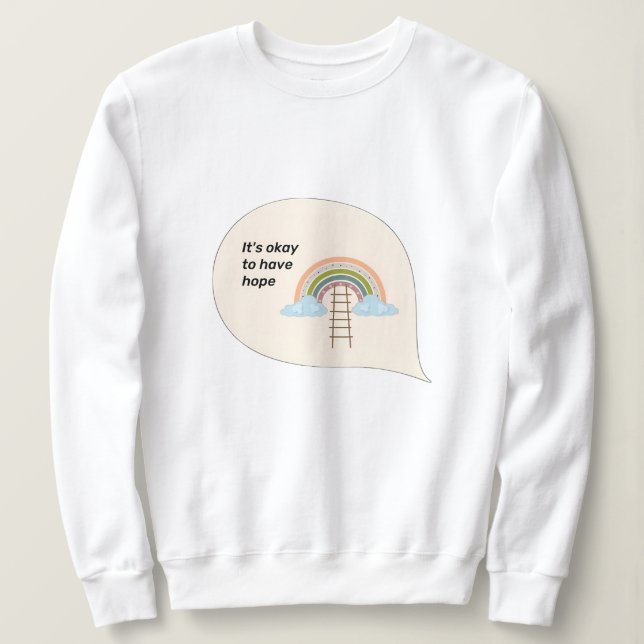 Camiseta "Está tudo bem ter Design de Camisa-Arco-Íris de E (Frente do Design)