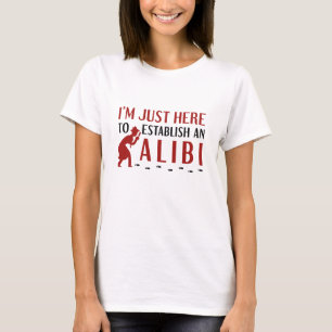 Camiseta Estabelecer Um Alibi
