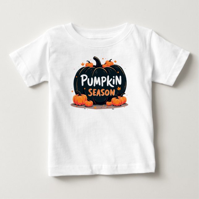 Camiseta Estação de Abóbora, Dia de Ação de Graças (Frente)