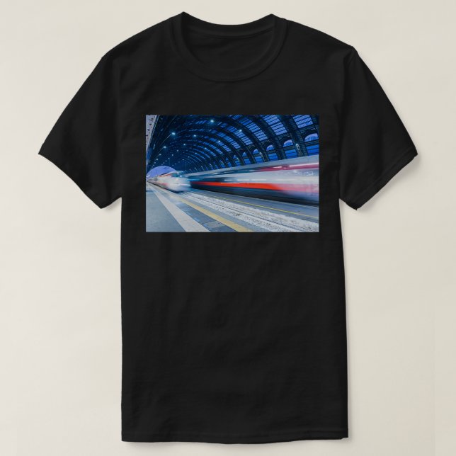 Camiseta Estação de comboios 4 (Frente do Design)