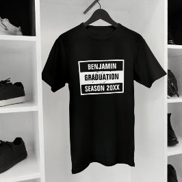 Camiseta Estação de Graduação Retroativa 20XX preto