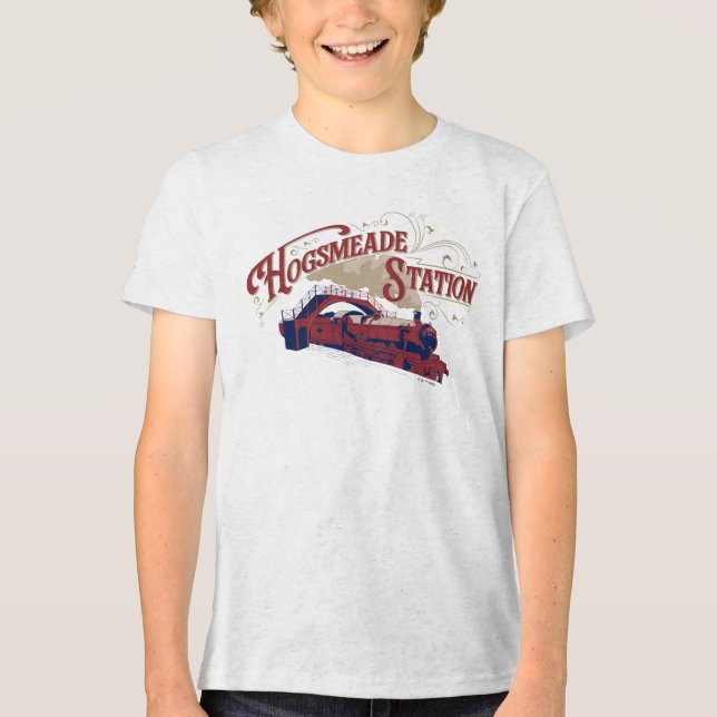 Camiseta Estação de HOGSMEADE Gráfico Antigo (Frente)