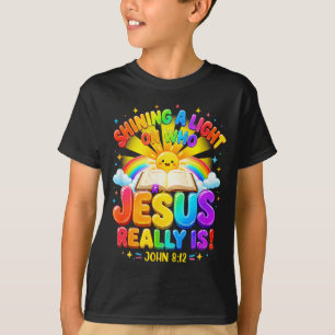 Camiseta Estação de Iluminação Revelando Quem é Jesus