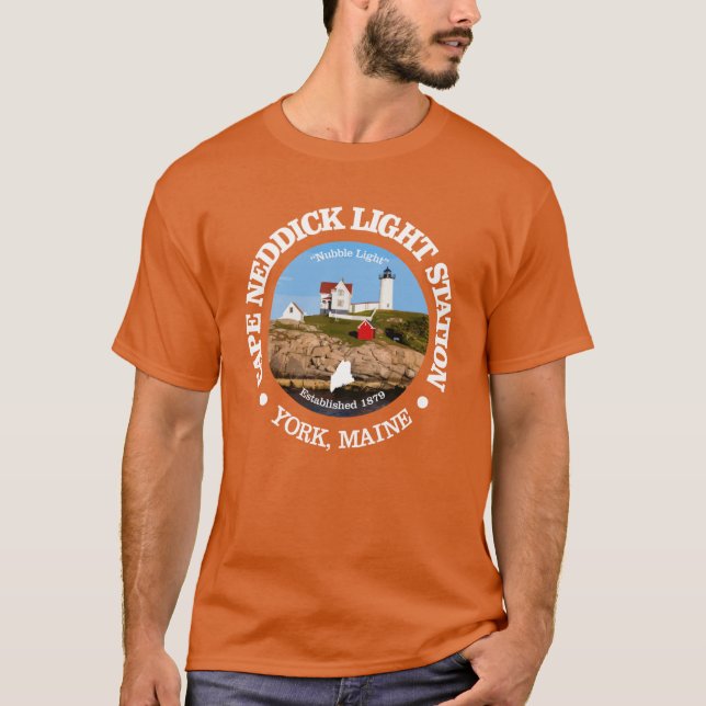Camiseta Estação de Luz de Cabo Neddick (Frente)