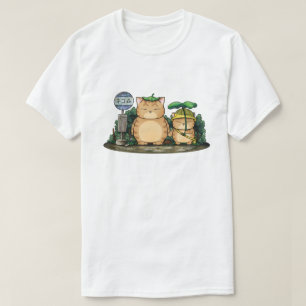 Camiseta Estação de Ônibus de Gato Gordo do Meu Vizinho