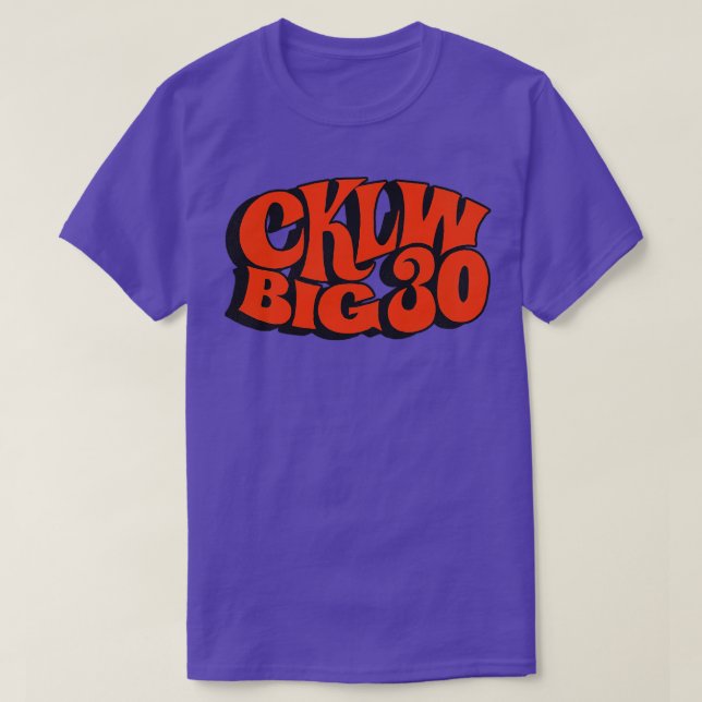 Camiseta Estação de rádio de Windsor CKLW 800 Retro (Frente do Design)