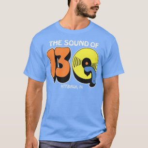 Camiseta Estação de rádio retrô com defeito 13Q Pittsburgh 