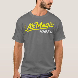 Camiseta Estação de rádio retrofalsa da FM MAGIC 106 FM