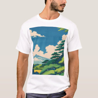 Camiseta Estação de Verão Japonesa