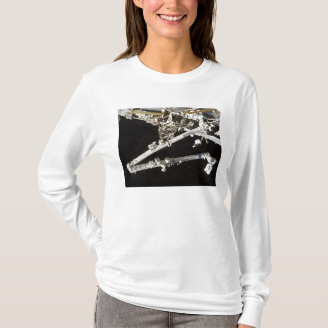 Camiseta Estação espacial construída no Canadá (Frente)