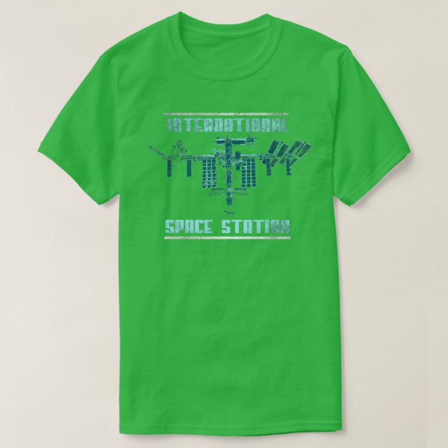 Camiseta Estação Espacial Internacional ISS 2 (Frente do Design)