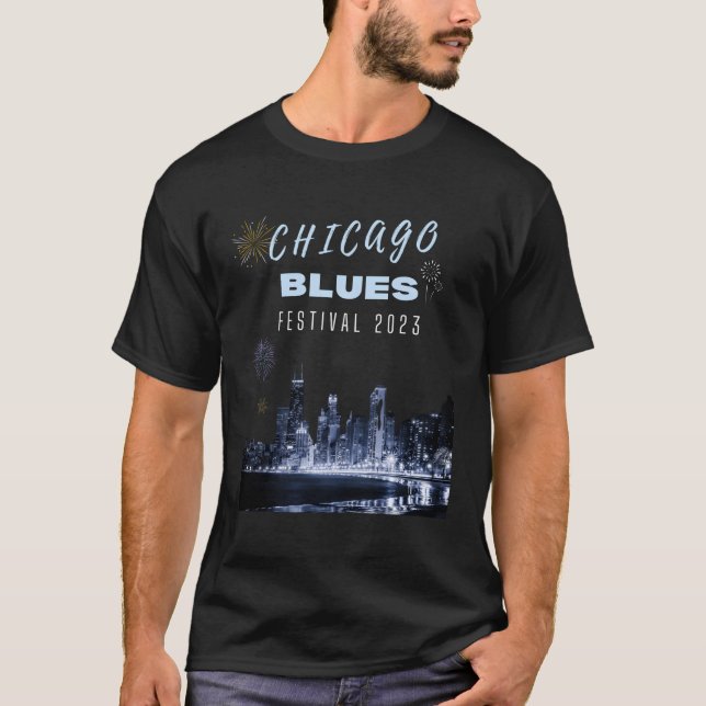 Camiseta Estação Festival do Chicago Blues (Frente)