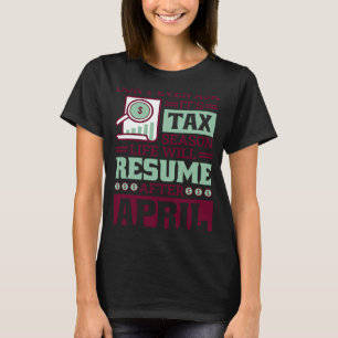 Camiseta Estação Fiscal para Contabilistas e Contabilistas