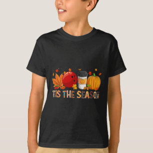 Camiseta Estação Lepard Pumpkin Boliche Halloween Fall Leaf