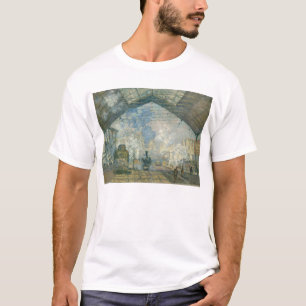 Camiseta Estação Santo-Lazare - Claude Monet