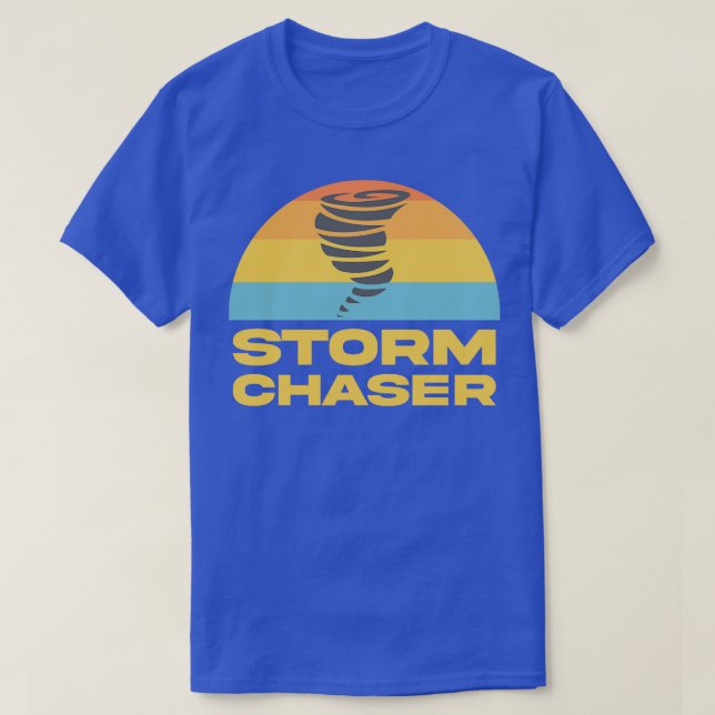 Camiseta Estação Storm Chaser Tornado (Frente do Design)