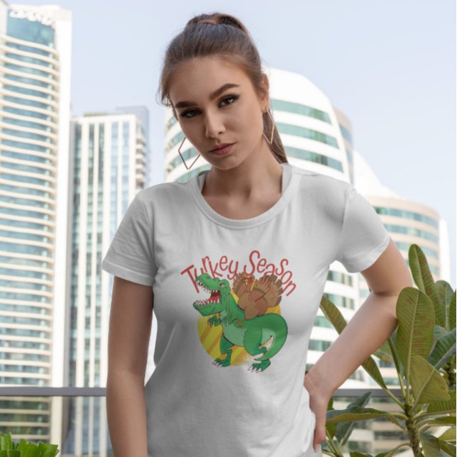 Camiseta Estação Turquia T Rex (Criador carregado)