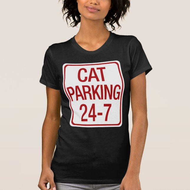 Camiseta Estacionamento do gato (Frente)