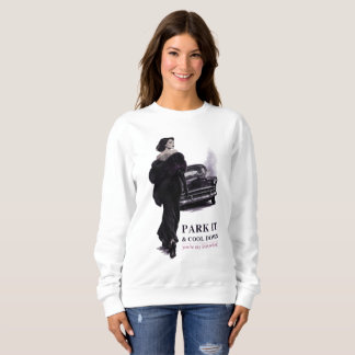 Camiseta Estacione e Esfrie, Declaração Vintage Noir Atitud