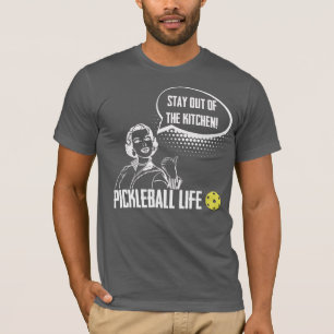 Camiseta Estada fora do humor engraçado de Pickleball da