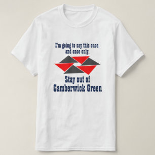 Camiseta Estada fora do verde de Camberwick!