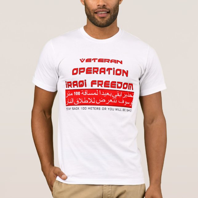 Camiseta Estada para trás 100 medidores… (Frente)