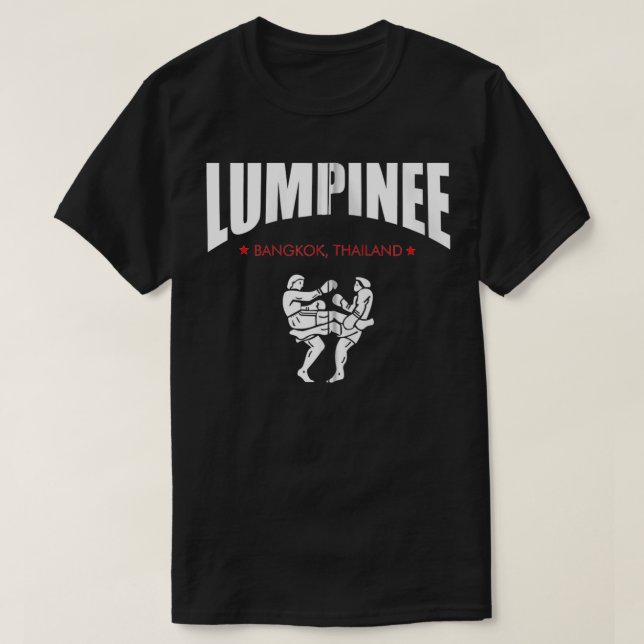 Camiseta Estádio Boing Lumpinee Bangkok Tailândia Melhor pa (Frente do Design)