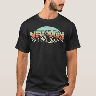 Camiseta Estado Americano de Nevada - Antiga Natureza Monta