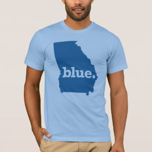 Camiseta Estado Azul Geórgia