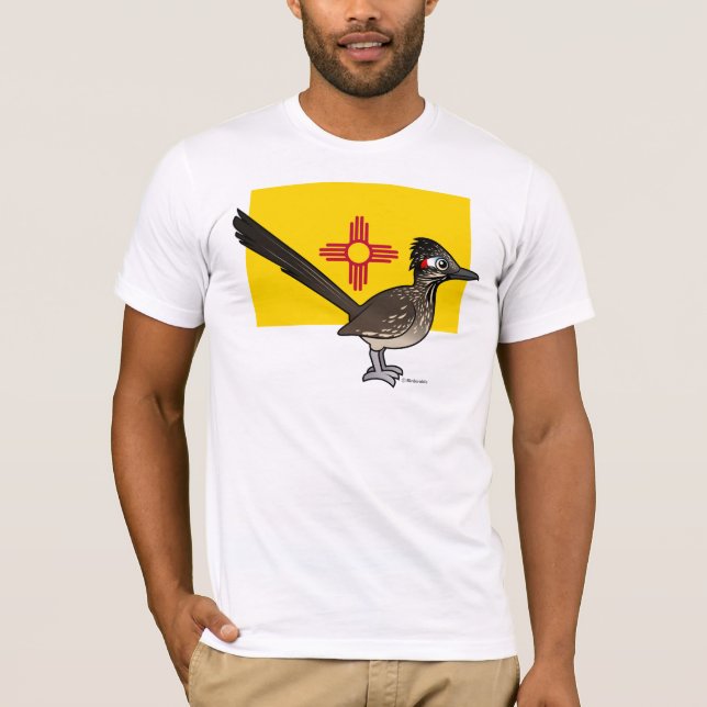 Camiseta Estado Birdorable de New mexico: Roadrunner (Frente)